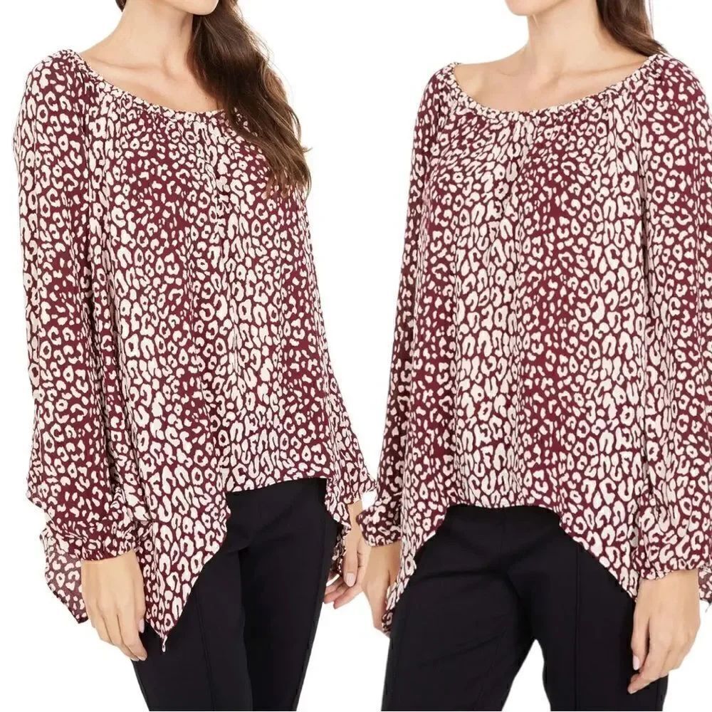Michael Michael Kors Women’s 70s Baby Cat Hank Top in the Size Large